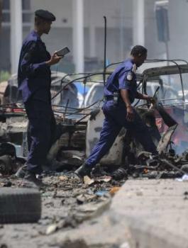 انفجار سيارة في الصومال 