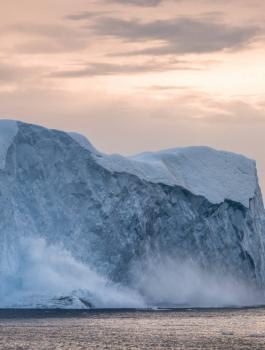 انهيار جبال جليدية 