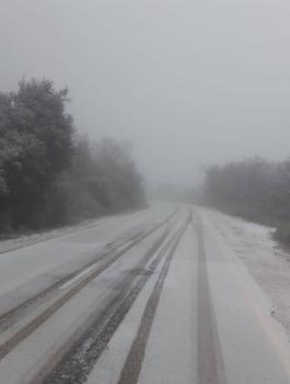 الثلوج في صفد ولجولان 