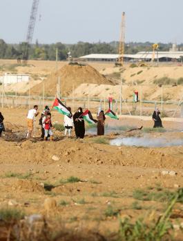 مسيرات العودة في غزة 