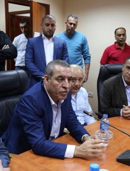 حسين الشيخ والتهدئة في غزة 