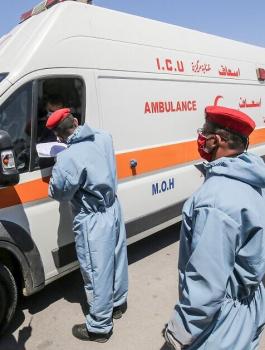 الاصابات بفيروس كورونا 