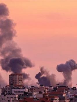 قصف اسرائيل على قطاع غزة 