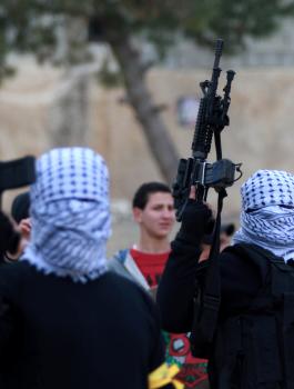 اطلاق النار خلال استقبال أسير محرر 