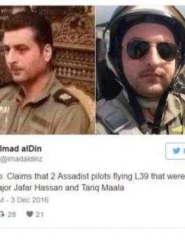 مقتل طياريين في حلب
