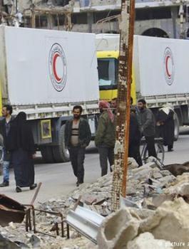 فرنسا تقدم مساعدات للغوطة الشرقية في سوريا 