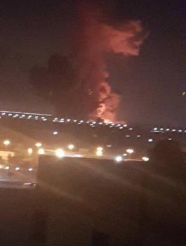 انفجار في منطقة قرب مطار القاهرة الدولي 