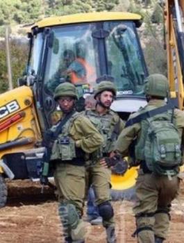 مصادرة شاحنة في مسافر يطا 