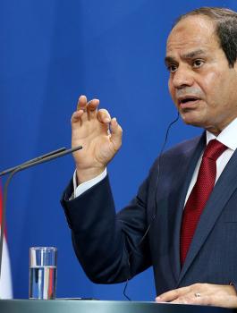 السيسي  وحالة الطوارئ في مصر 