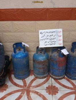 سرقة اسطوانات غاز 
