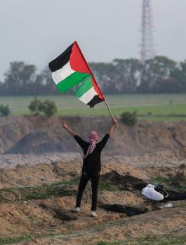 اصابات في مسيرات العودة بغزة 