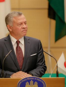 العاهل الاردني وحل الدولتين 