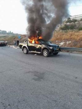 دهس عمال على معبر الطيبة 