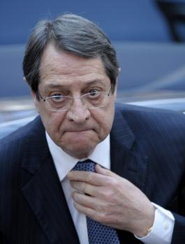 الرئيس القبرصي وفلسطين 