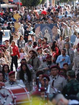 سبت النور في رام الله 