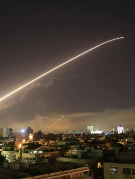 سوريا تسقط اهدافا معادية بدمشق 