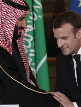 الرئيس الفرنسي والسعودية 