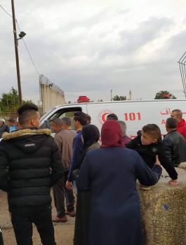 اصابة عمال فلسطينيين قرب طولكرم 