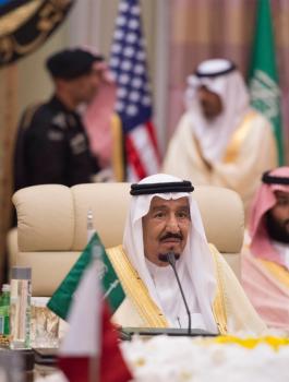 الرئيس والملك سلمان 