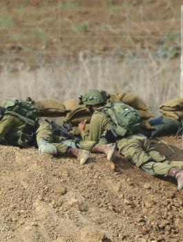 اصابة جندي اسرائيلي قرب غزة 