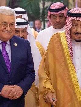 عباس والملك سلمان 