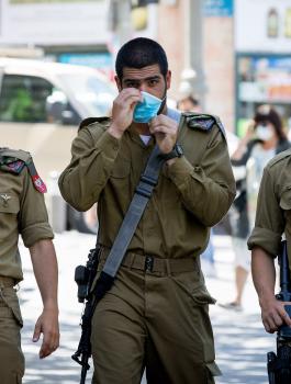 الجيش الاسرائيلي وفيروس كورونا 