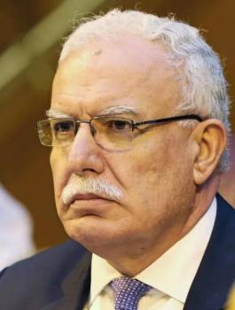 وزير الخارجية الفلسطيني والمفاوضات 