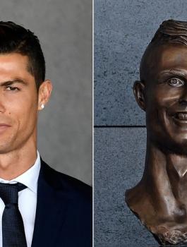 صاحب تمثال رونالدو المثير للجدل يعود من جديد بمحاولة ثانية