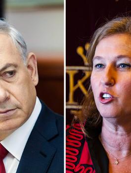 ليفني ونتنياهو 