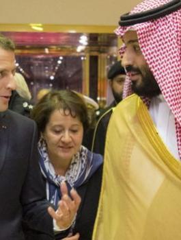 ماكرون في السعودية 