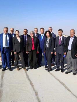 وزيرة الثقافة ورؤساء جامعات ألمانية يزورون جامعة القدس