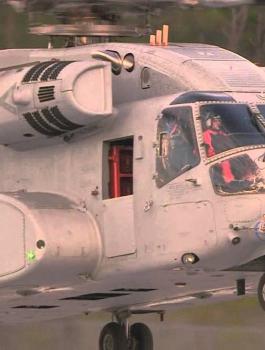 تحطم طائرة هيليكوبتر امريكية 