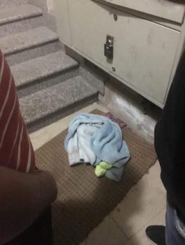 العثور على رضيعة في الخليل 