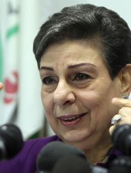 حنان عشراوي وفلسطين 