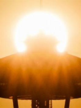 ارتفاع على درجات الحرارة 