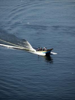 اصابة صياد فلسطيني 