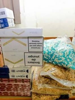 ضبط كمية كبيرة من الممنوعات المهربة بحوزة مواطن قادم للضفة من الاردن