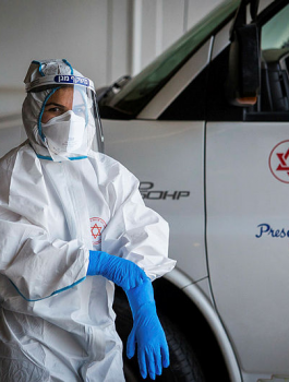 الاصابات بفيروس كورونا في اسرائيل 