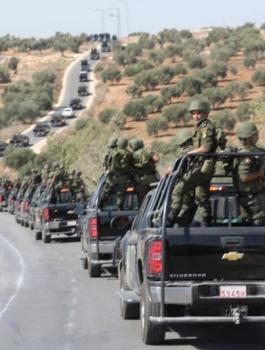 حرس الرئيس والأمن الوطني سينتشران على طول الحدود مع مصر 