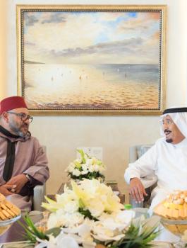 الملك سلمان والعاهل المغربي 