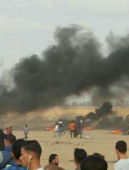 مسيرات العودة في غزة 