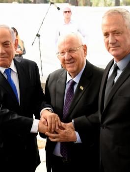 نتنياهو وغانتس 