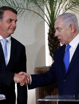 نتنياهو ونقل سفارة البرازيل الى القدس 