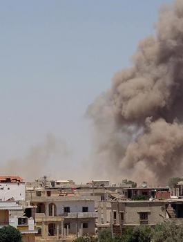 مباحثات في درعا السورية 