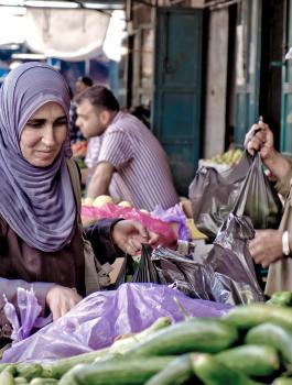 العجز التجاري في فلسطين 