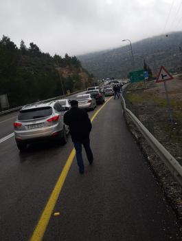 اغلاق الطرق المؤدية الى رام الله 