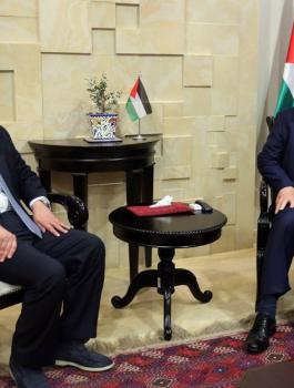 الحمد الله والسفير القطري 