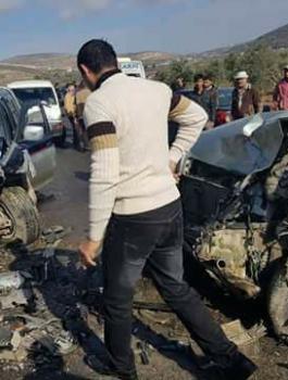 حادث سير في جنين 