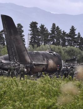 تحطم طائرة عسكرية جزائرية