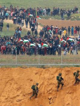 مسيرات العودة في غزة 